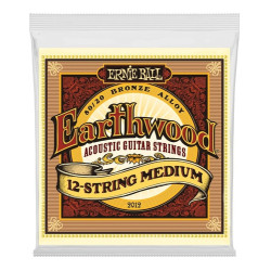 Encordoamento Ernie Ball Earthwood Violão Aço 12 Cordas 011