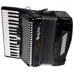 ACORDEON DOLPHIN 48BX PRETO - SEMINOVO